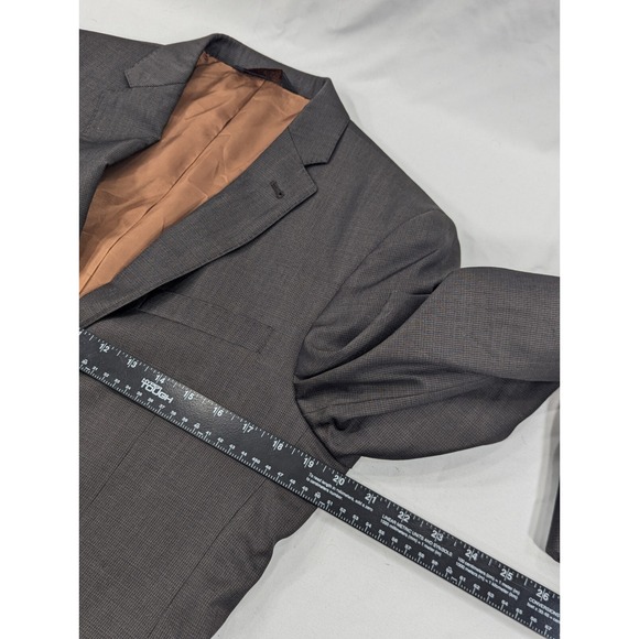 Jos. A. Bank Blazer Sport Coat Suit Jacket 100% Wool Slim Fit 39R 40" Chest EUC - Picture 10 of 14